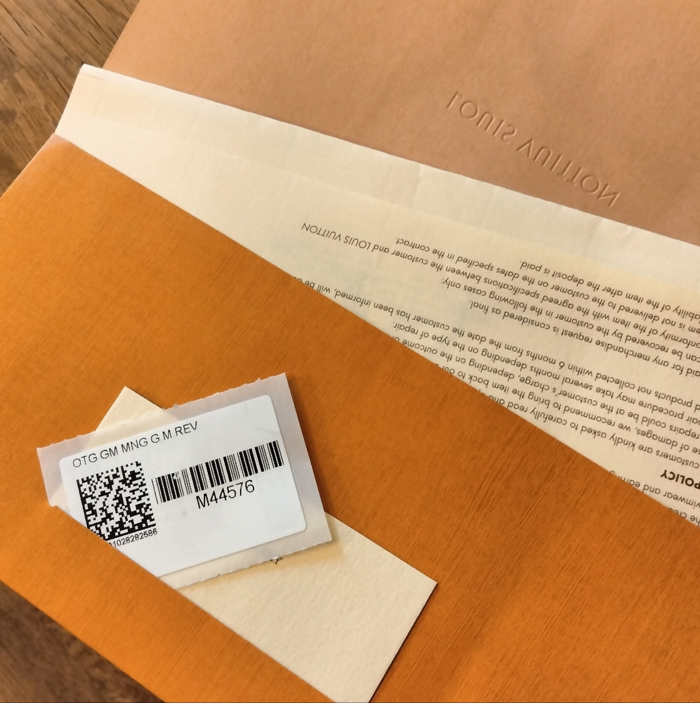 Louis Vuitton On-the-Go GM reverse monogram original design w/ Samorga o… - Picture 16 of 16